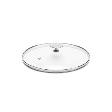 Glass Lid with Stainless Steel Knob, DIA24 cm 