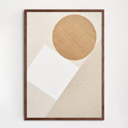 Balance No. 114, Dark Oak Frame, 70 x 100