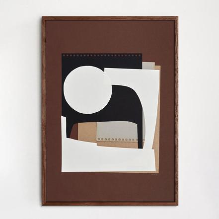 Balance No. 120, Dark Oak Frame, 50 x 70