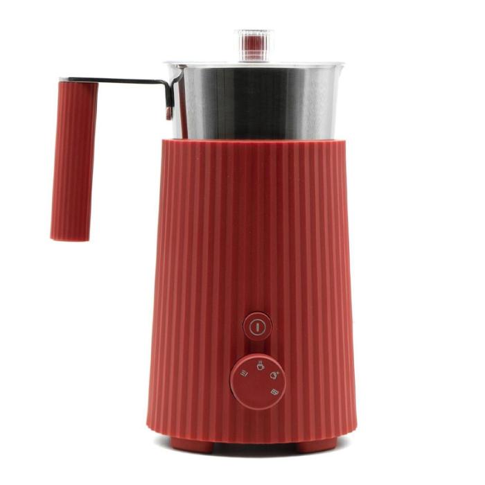 Plisse, Multi - Function Milk Frother, European Plug, Red