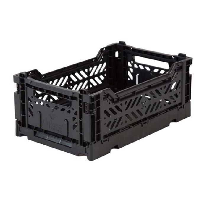 Aykasa Mini Foldable Crate, Black