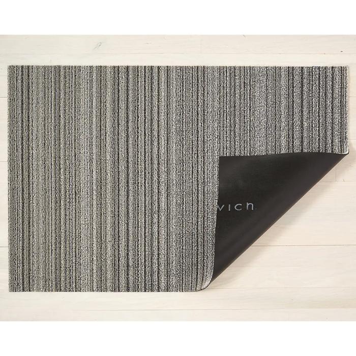 Skinny Stripe Shag Doormat, Birch, 46 x 71 cm