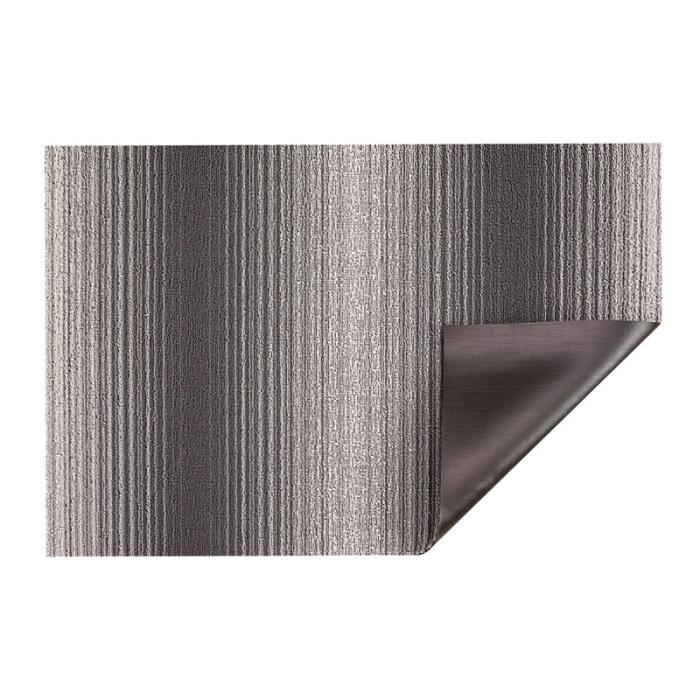 Fade Stripe Shag Doormat, Stone, 46 x 71 cm