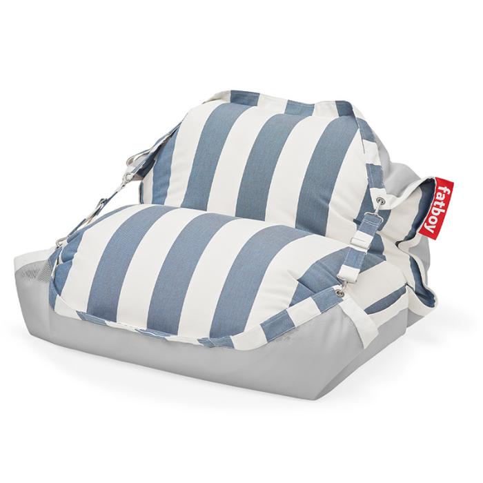 Original, Floating Beanbag, Stripe Ocean Blue