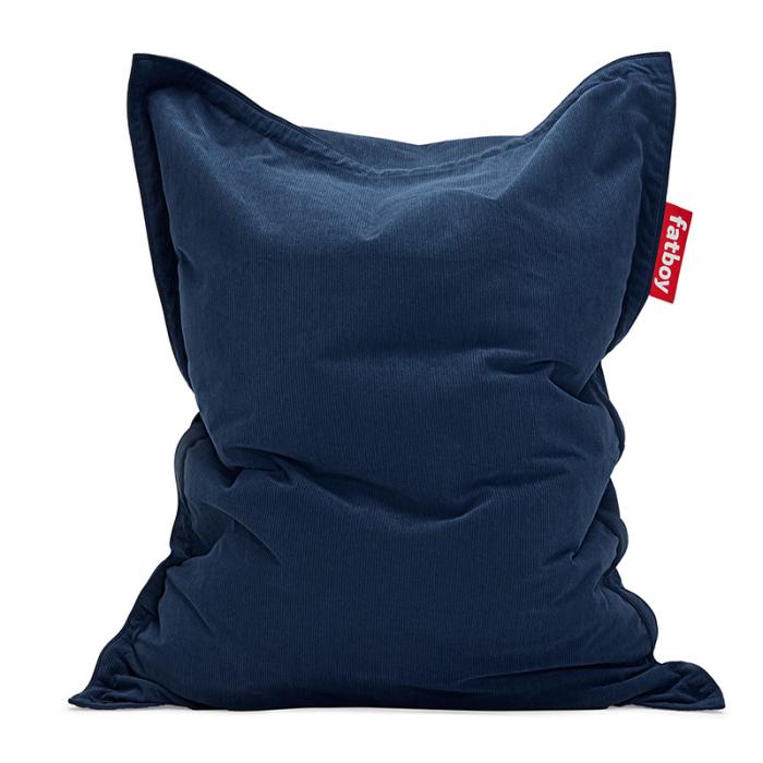 Recycled Original Slim Cord, Beanbag, Deep Blue