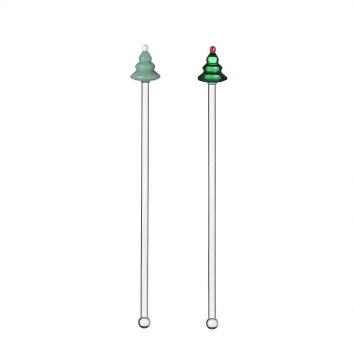 White Bear and Wish Tree, Mixer, Green & Matt Green, Set of 2