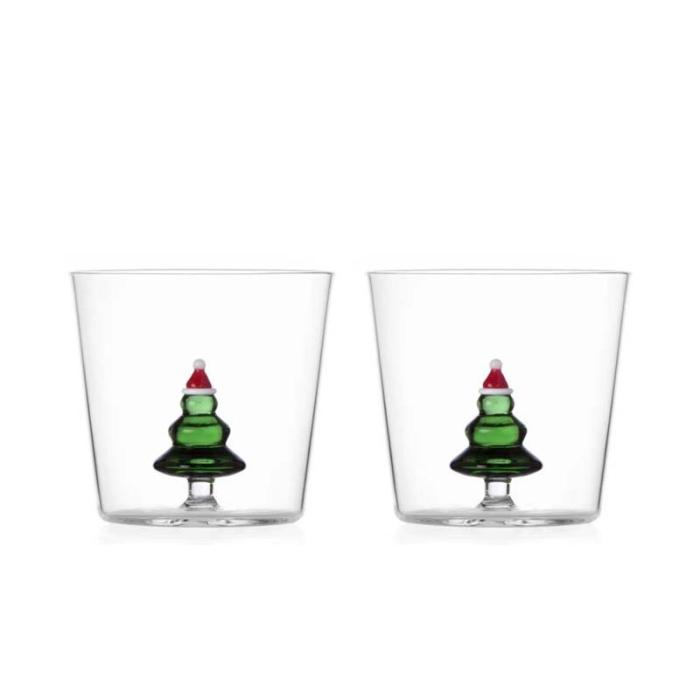 Woodland Tales, Tumbler, Christmas Tree, Set of 2