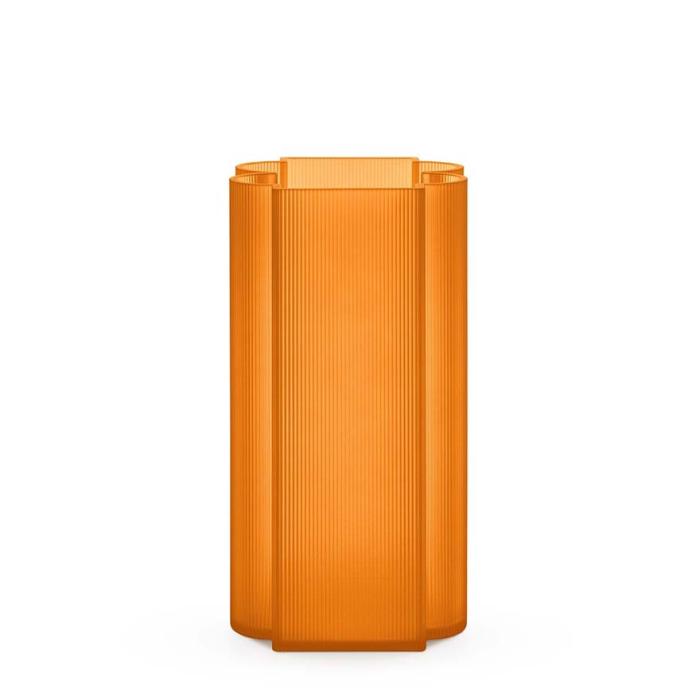 Okra, Vase, Tall, Orange