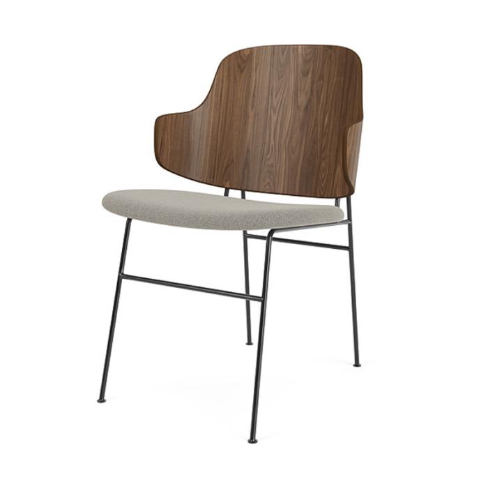 The Penguin, Dining Chair, Walnut, Re-Wool 218