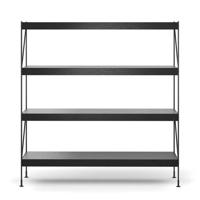 Zet, Storage System, Black, H158 cm