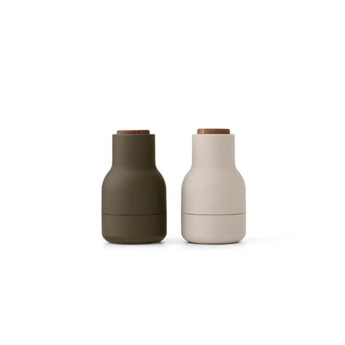 Bottle Grinder, 2 Pcs, Hunting Green-Beige, Small