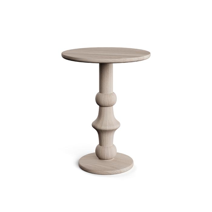 Como, Outdoor Side Table, Clay Teak