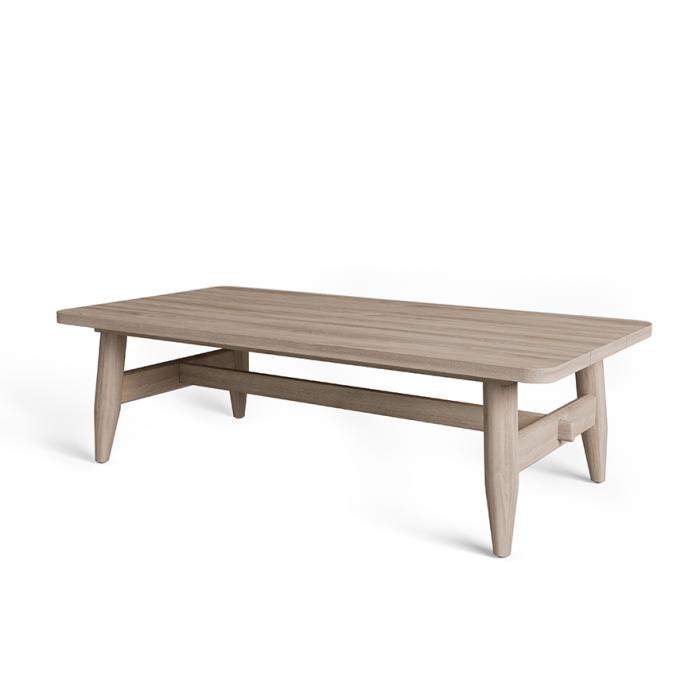 Corda, Outdoor Coffee Table, Aged Teak