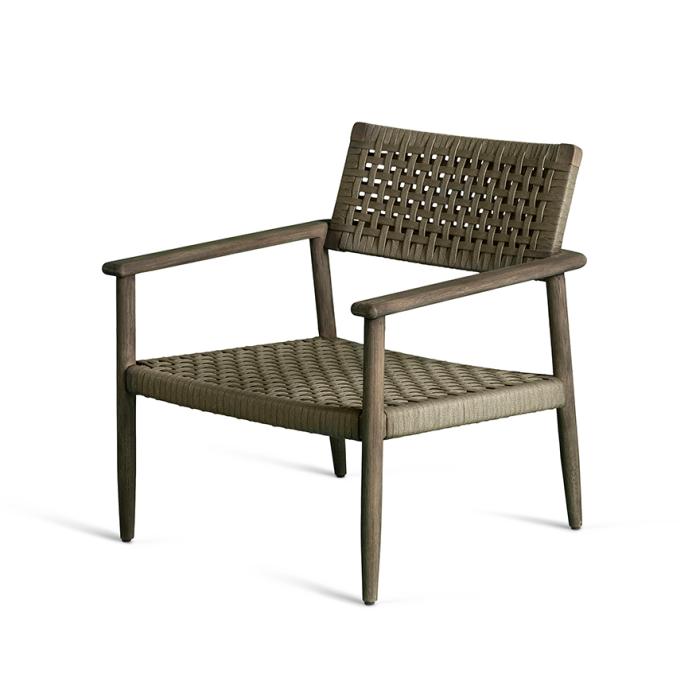 Dante, Outdoor Lounge Armchair, Camel