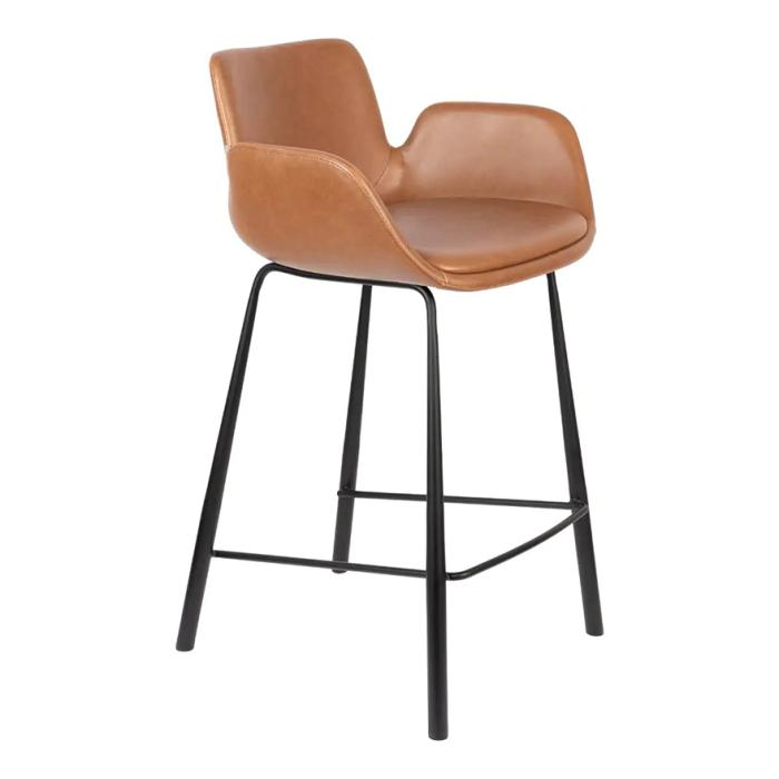 Brit LL, Counter Stool, Brown