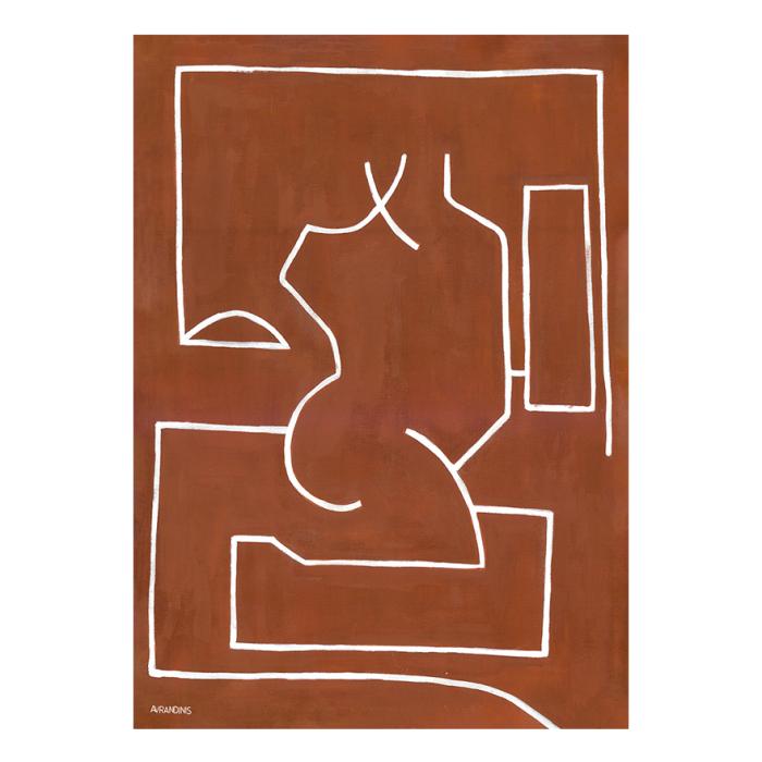 Avrandinis, Antic Ideal 02, Dark Oak Frame, 30 x 40