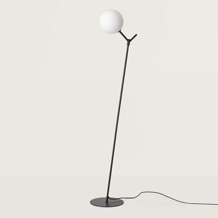 Atom, Floor Lamp, Matt Black