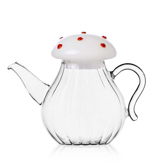 Alice, Teapot, Mushroom Red Dots