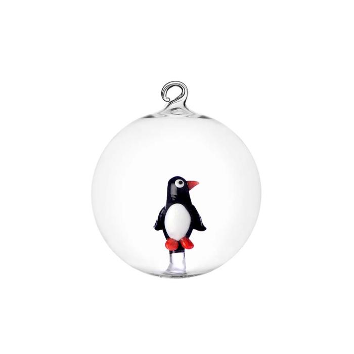 Christmas Tales, Christmas Balls, Penguin, 2 Pcs