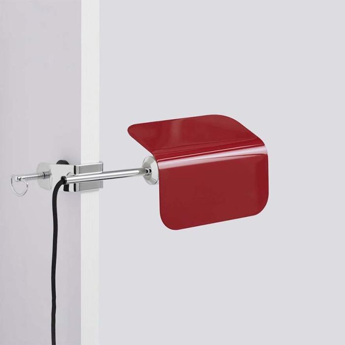 Apex, Clip Lamp, Maroon Red