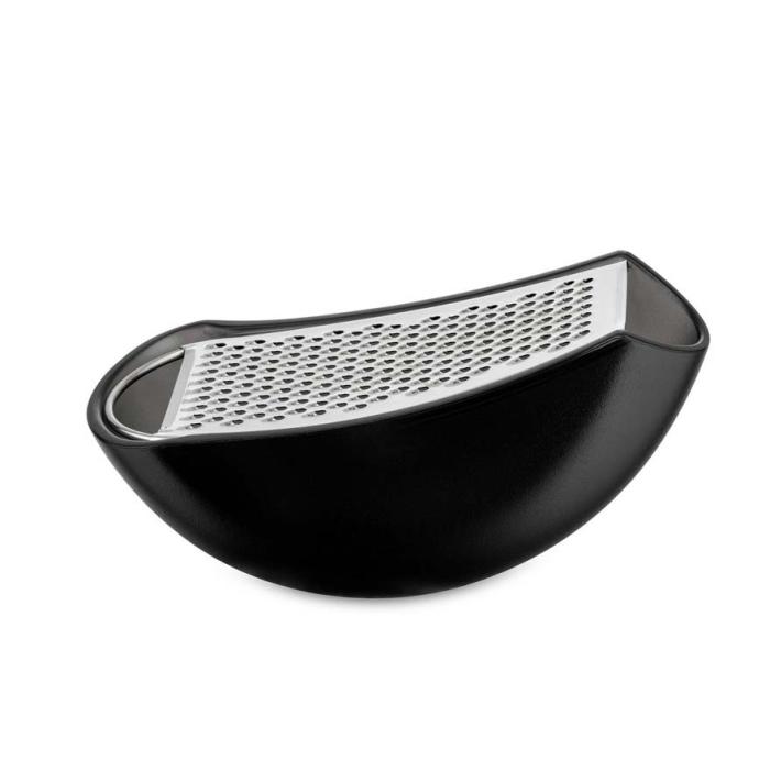 Parmenide, Grater with Cheese Cellar, Black