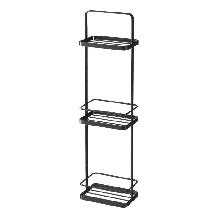 Tower, 3-Tiered Rack, Black