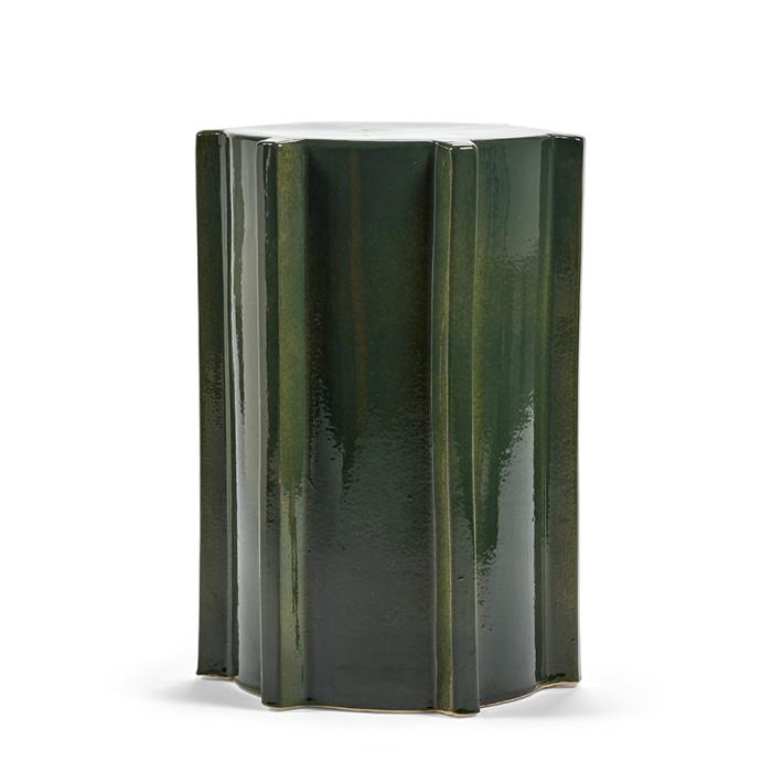 Pawn, Stool/Side Table Geometrical, Dark Green