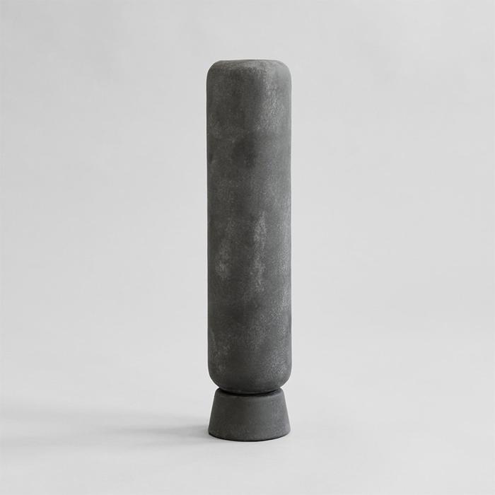 Kabin, Vase, Tall, Dark Grey