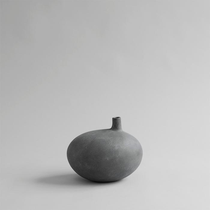 Submarine Vase, Small, Dark Grey