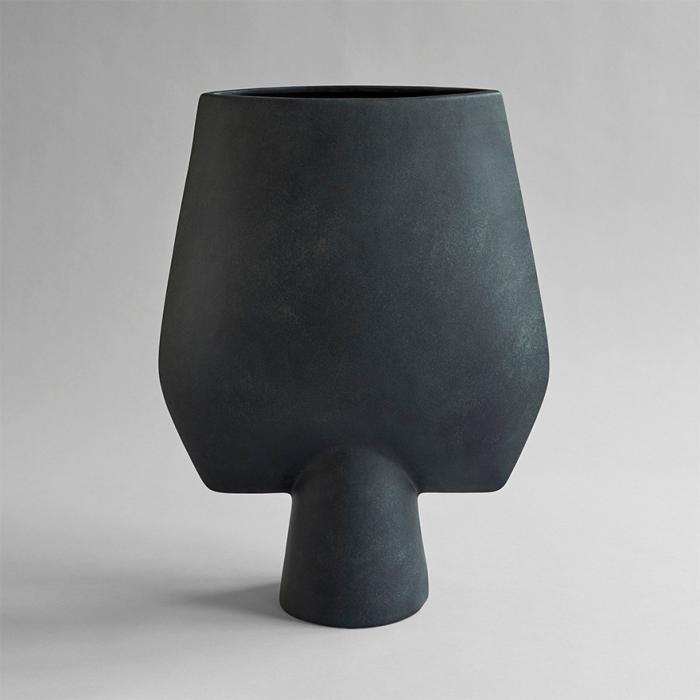 Sphere Vase Square, Hexa, Black