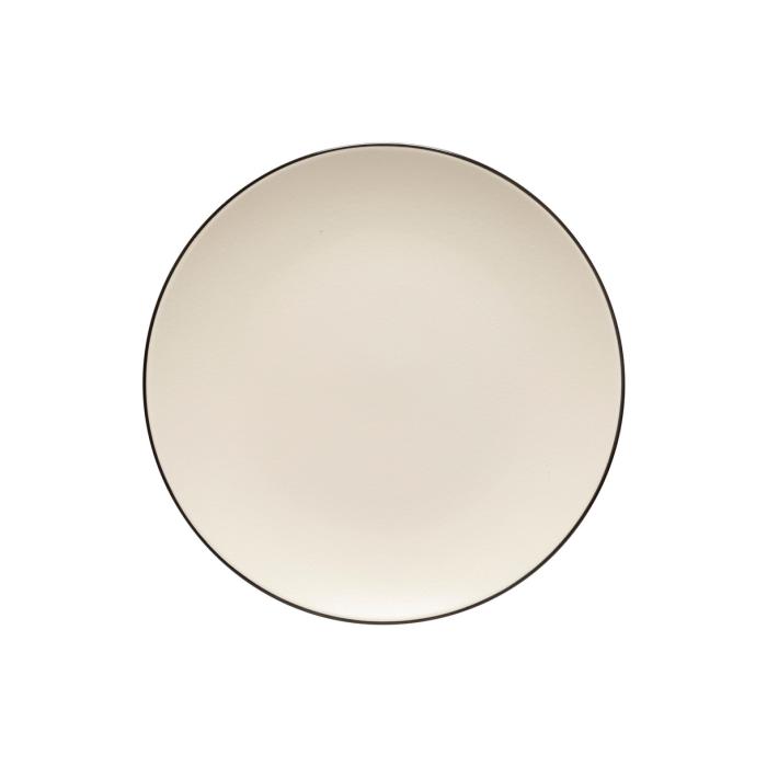 Augusta, Dinner Plate, Natural-Black