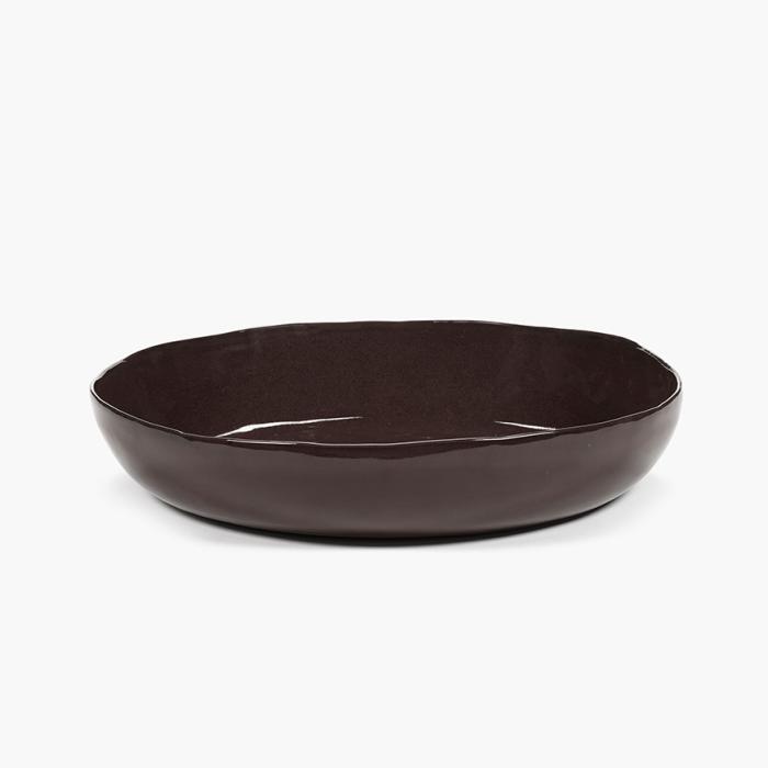 La Mere Dinnerware, Serving Bowl, Ebony, Large