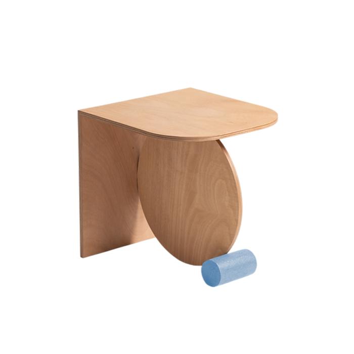 Table Roll, Side Table, Naked-Marine Terrazzo