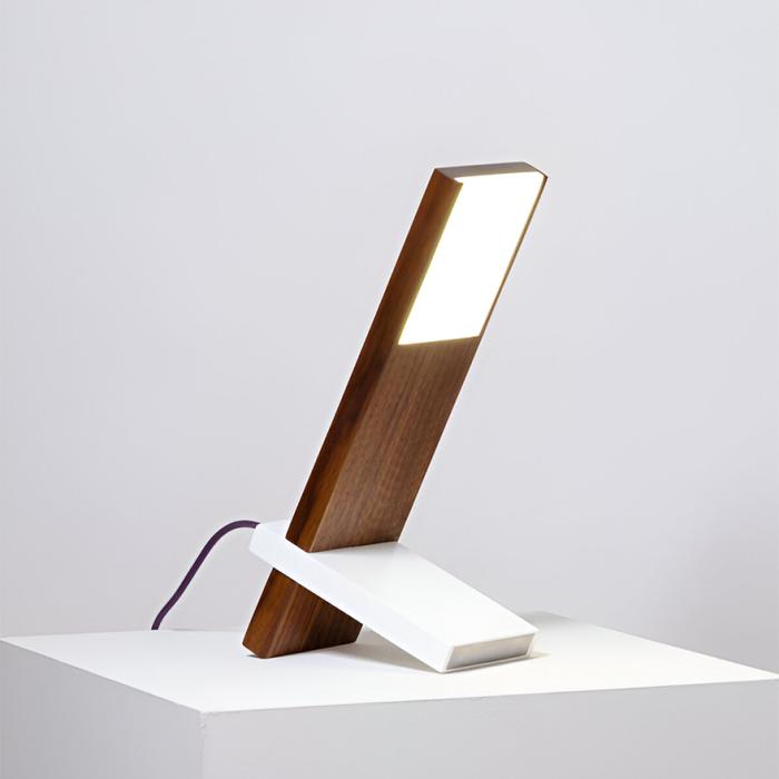 Plank n' Play, Table Lamp, Walnut