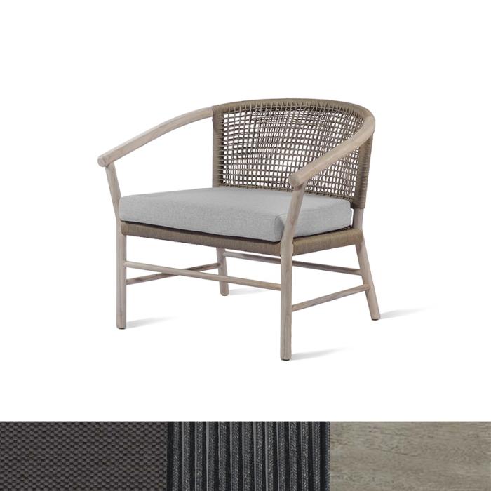 Icon, Outdoor Lounge Chair, Dark Grey