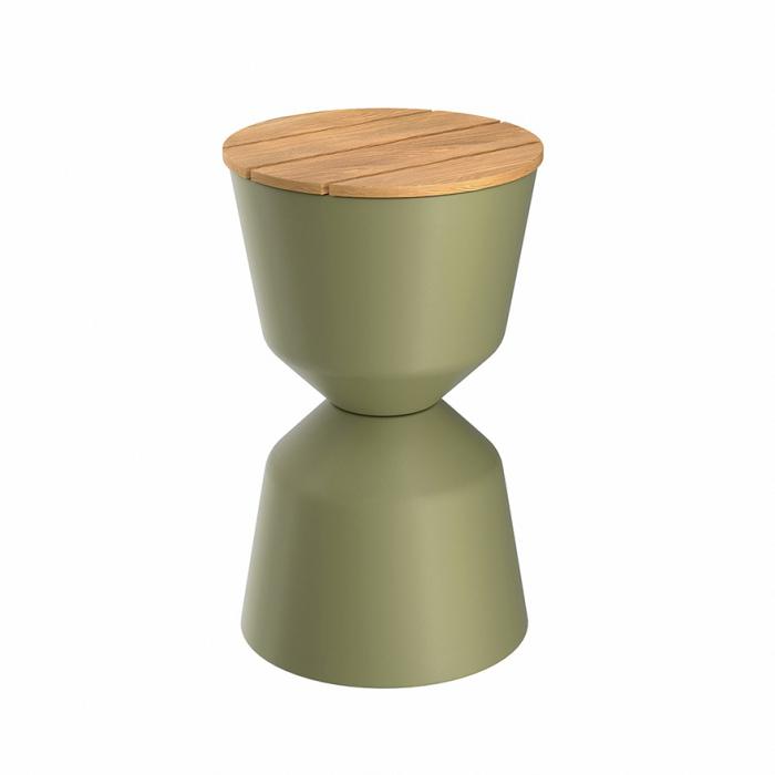 Balance, Outdoor Side Table, Olive